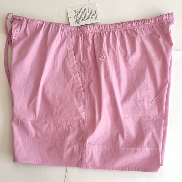 Lululemon Cotton Blend Poplin High-Rise Short 4" Vitapink Pink XL NWT - Picture 5 of 7